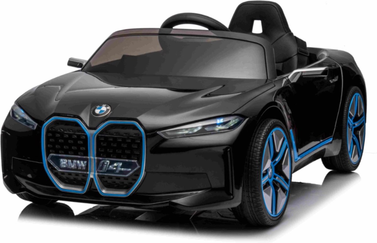 BMW i4 Kinderauto Zwart | 12V